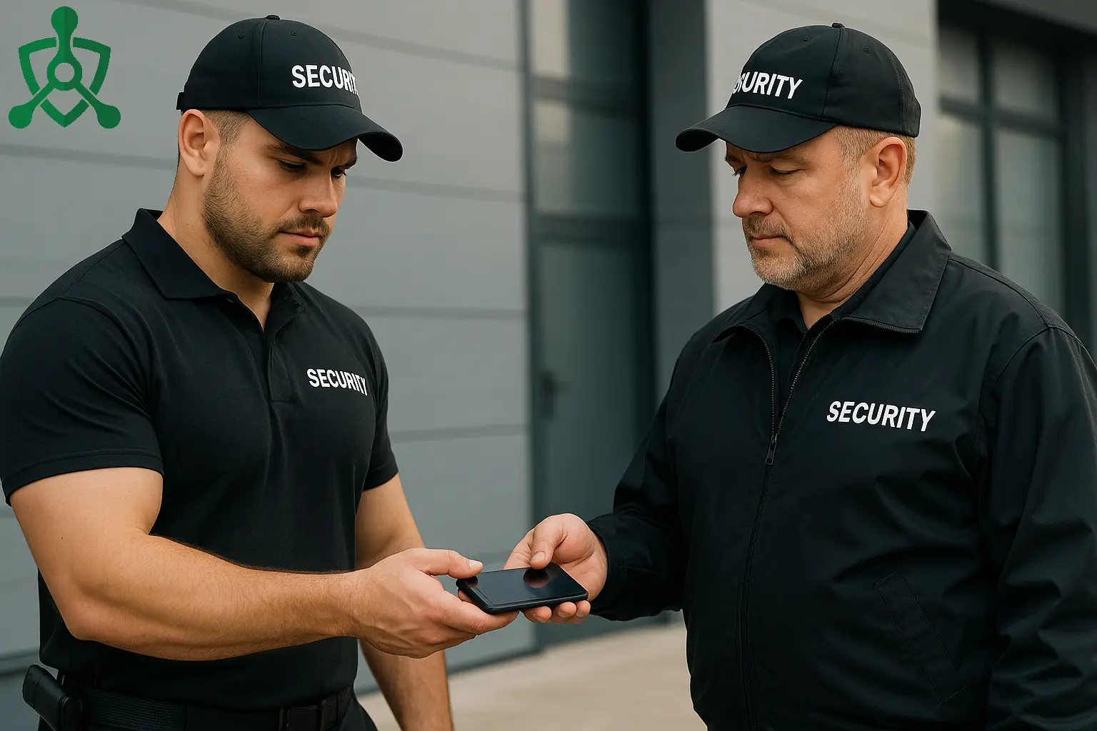 Trinity Guard telefon átadása modern digitális őrjárat ellenőrző rendszer használatához