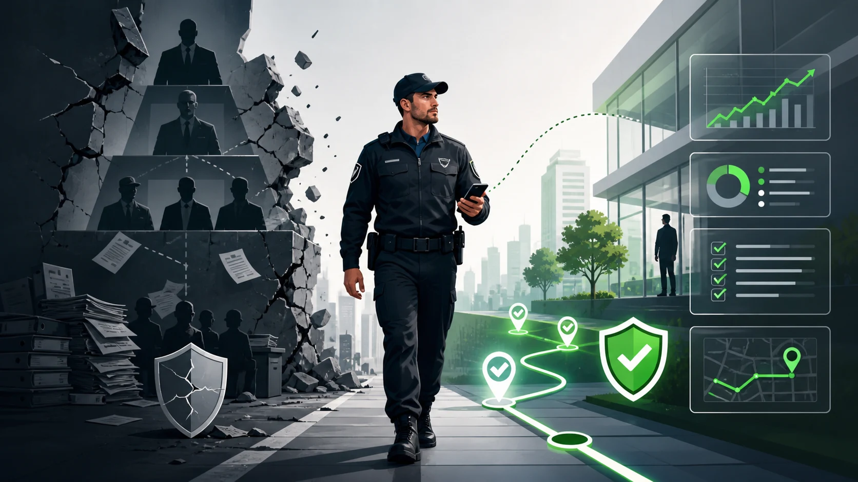 Vagyonvédelem változásai 2026–2027 őrjárat ellenőrzés Trinity Guard rendszerrel